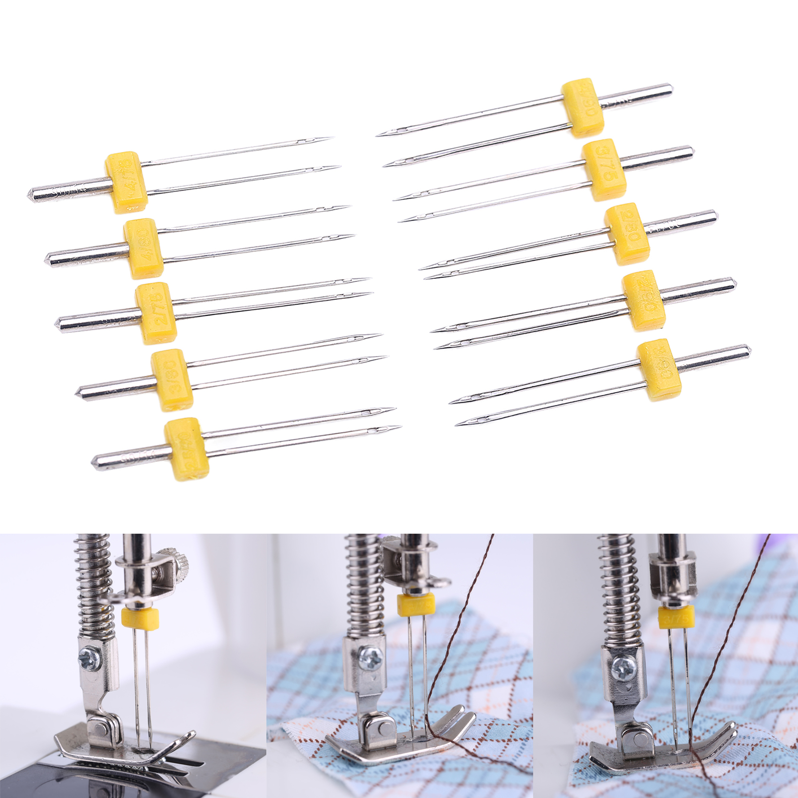 10 Pcs Twin Needles Double Twi - Twin Needle Stretch avis et prix