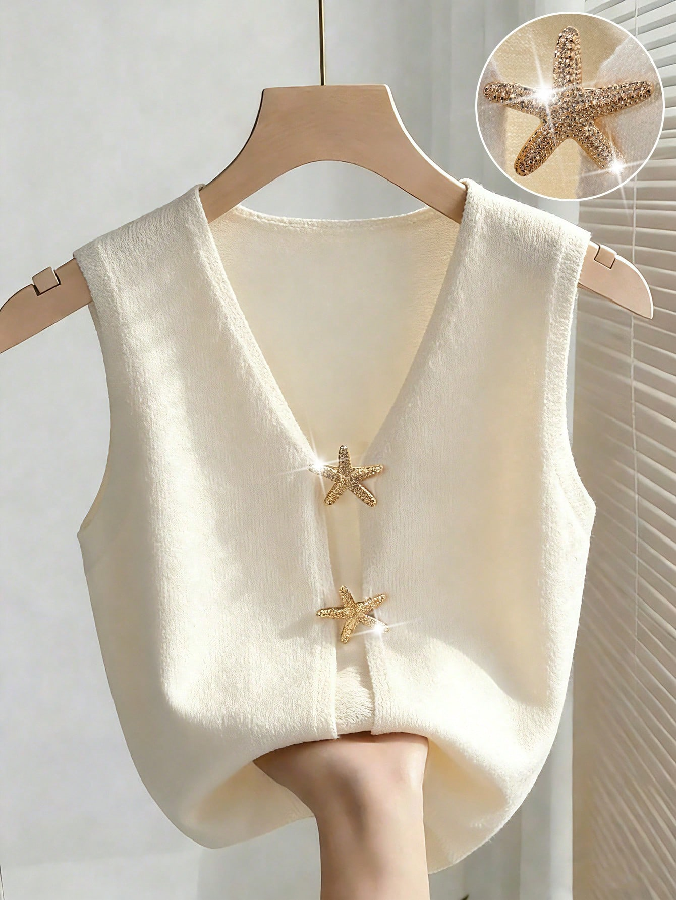 Women's Knitted Vest Cardigan  - Sewing Vest avis et prix