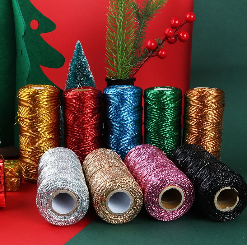 Gold and Silver Macrame Cord R - Sewing Thread In Textile avis et prix
