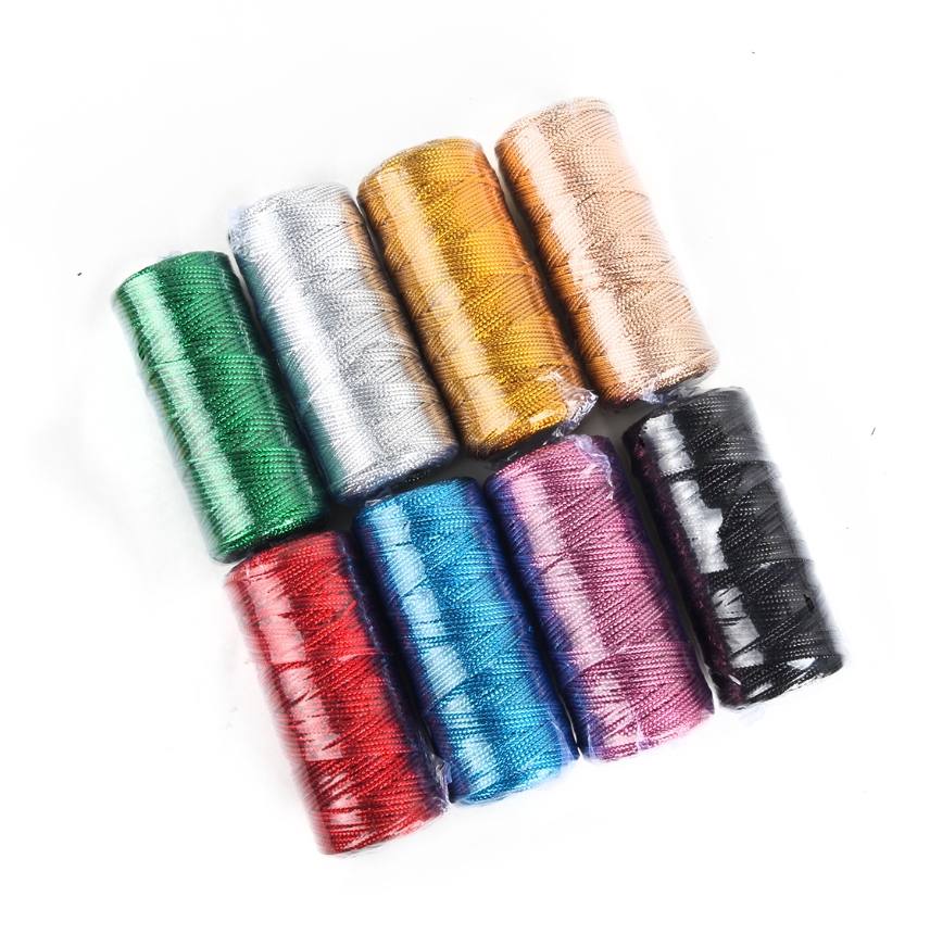 Gold and Silver Macrame Cord R - Sewing Thread In Textile avis et prix