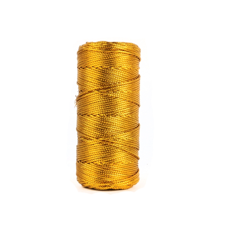 Gold and Silver Macrame Cord R - Sewing Thread In Textile avis et prix
