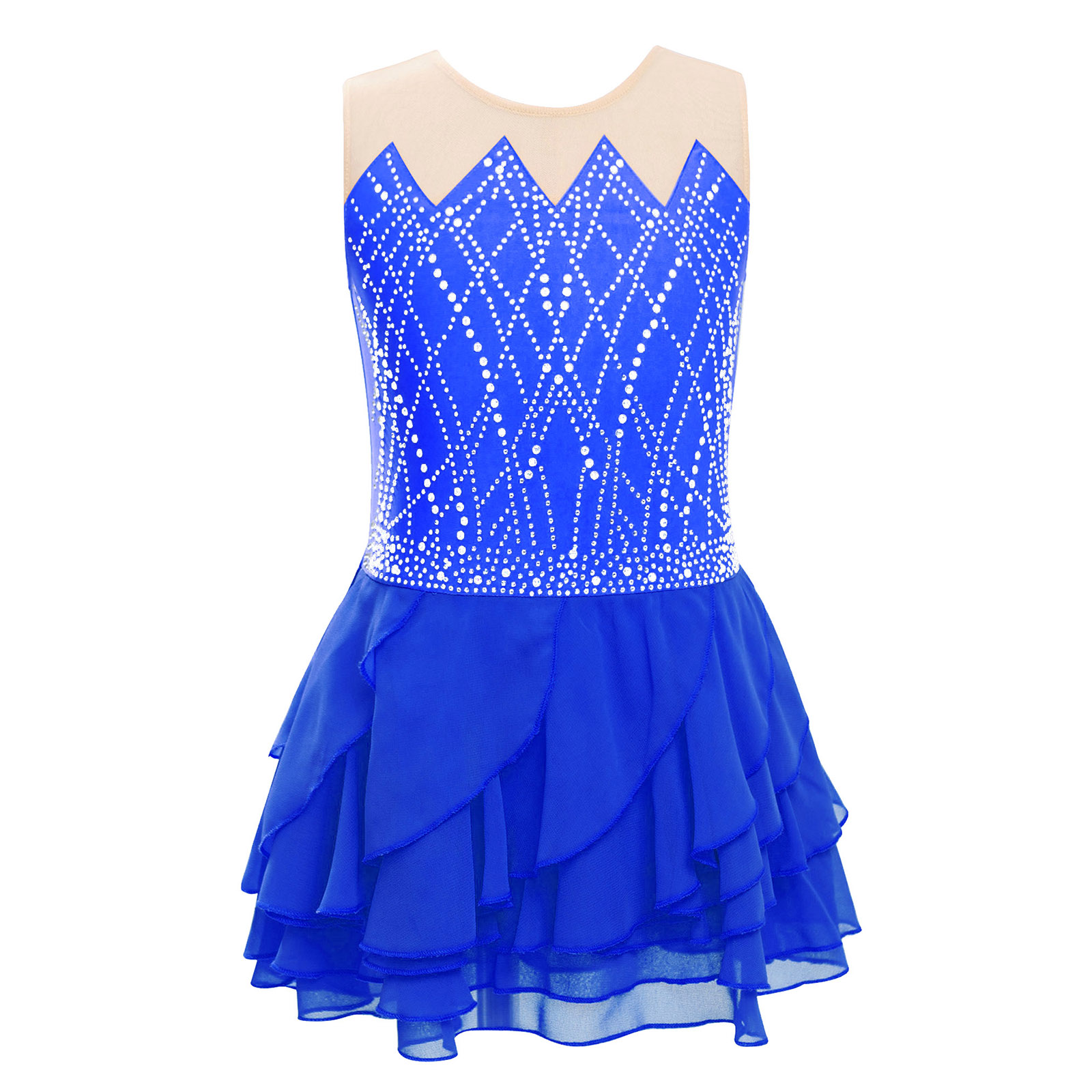 Girls Mesh Figure Skating Dres - Sewing Vest avis et prix