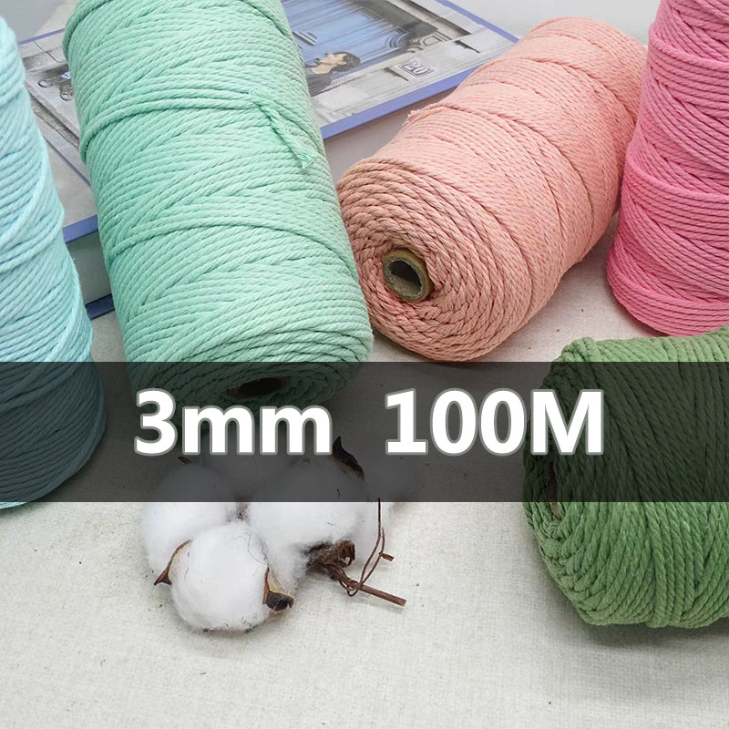 3mm 100M Macrame Cord Rope Cot - Sewing Thread In Textile avis et prix
