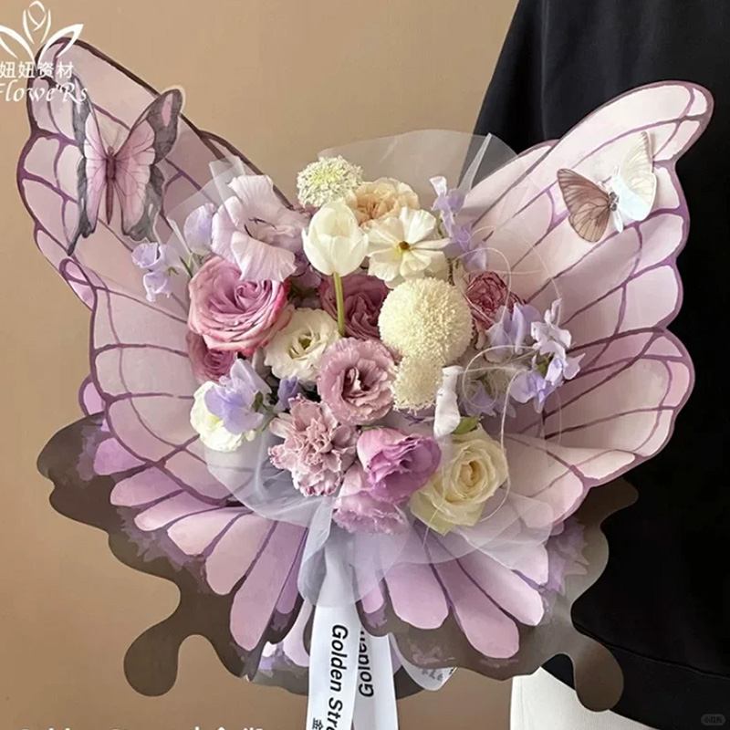 24Pcs Butterfly Wings Shape Fl - Pattern Tissue Paper avis et prix