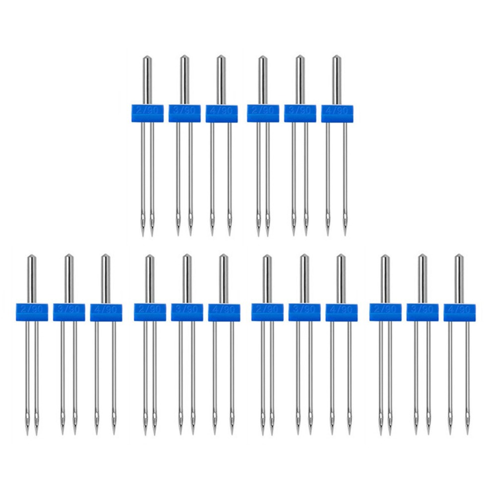 18pcs Stainless Steel Sewing M - Twin Needle Stretch avis et prix