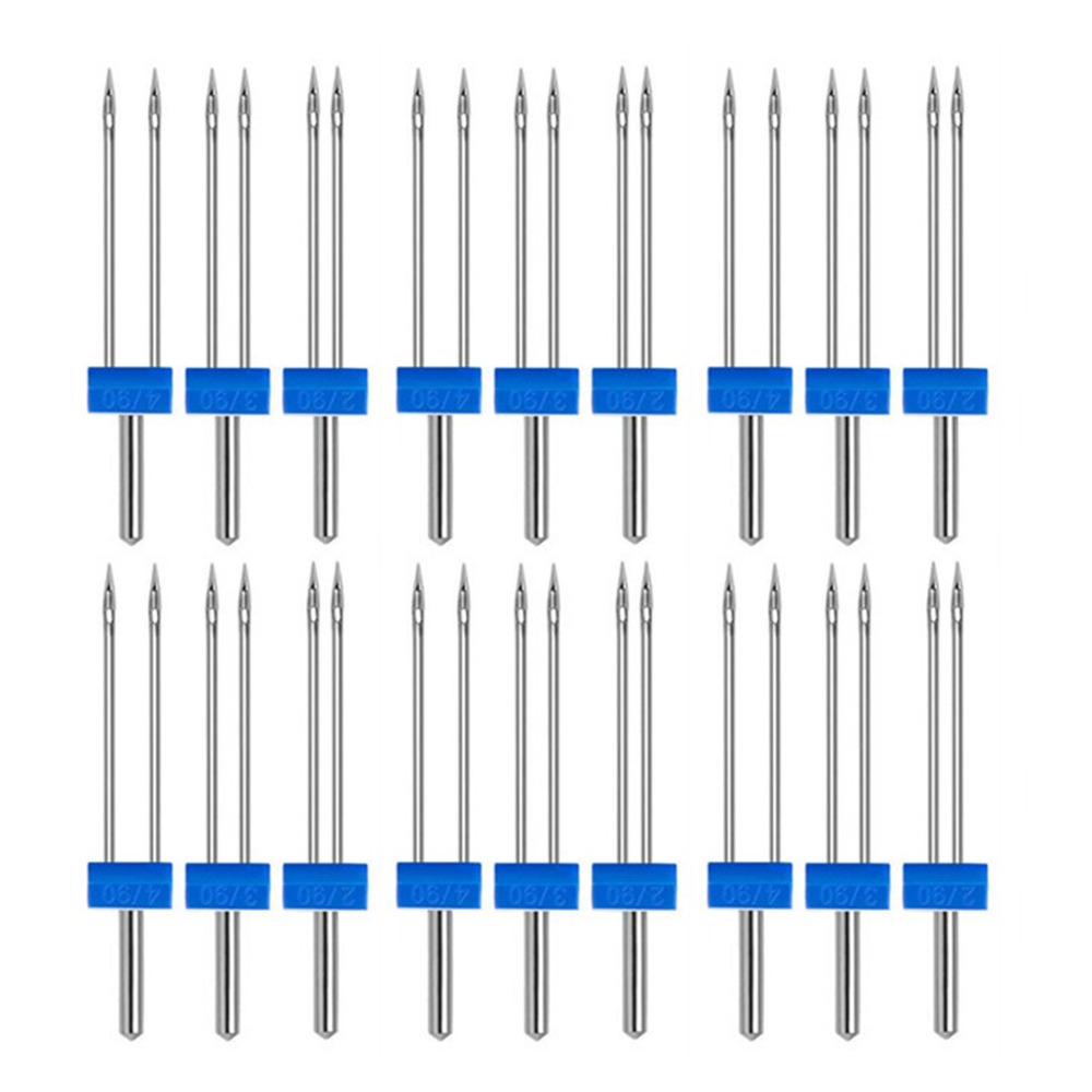 18pcs Stainless Steel Sewing M - Twin Needle Stretch avis et prix
