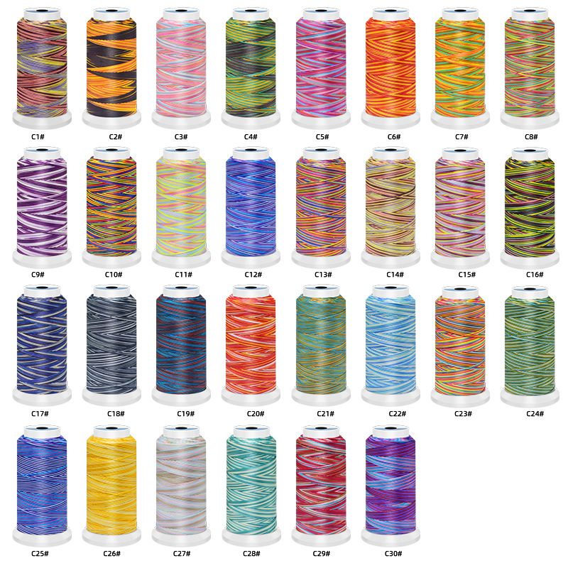 0.5/0.8/1mm Polyester Rainbow  - Sewing Thread In Textile avis et prix