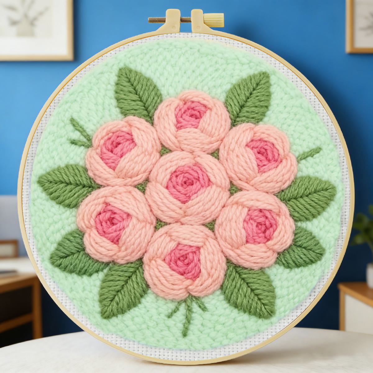 20X20CM/7.87inch Flower punch  - Sewing Textile Art avis et prix